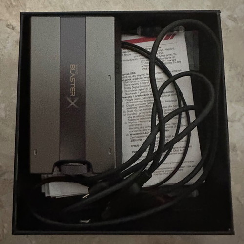 Creative Sound BlasterX G6 external 7.1 USB sound card used