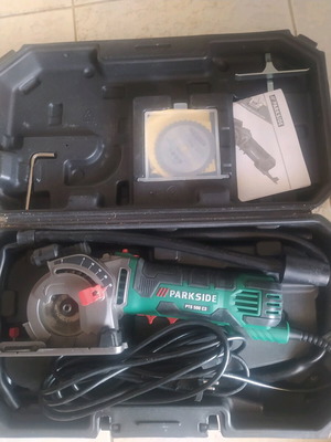 Mini circular saw Parkside lightly used