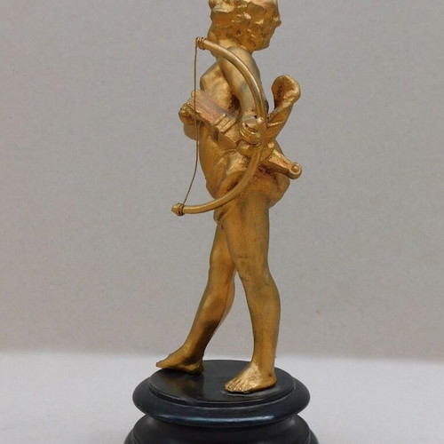 Metal Statue of Wingless Eros, like new, French origin, 130 years old