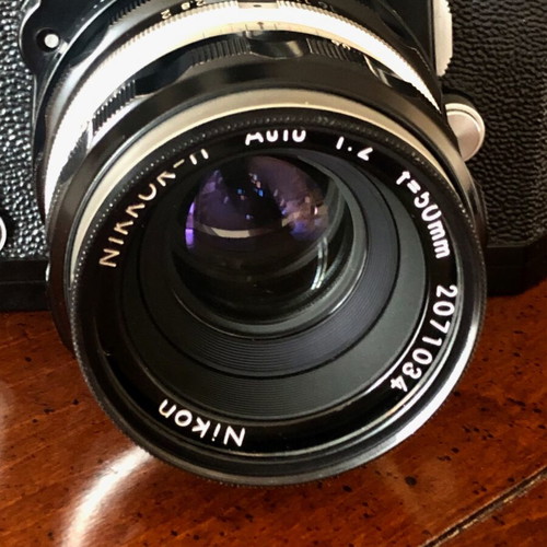 Nikon FTN SLR film camera like new with Nikkor-H 50mm f/2 lens