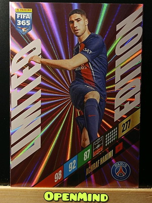 Κάρτα Achraf Hakimi Limited FIFA 365 2024 Adrenalyn XL καινούργια
