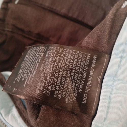 Calvin Klein jeans chino slim fit light blue used, size 31