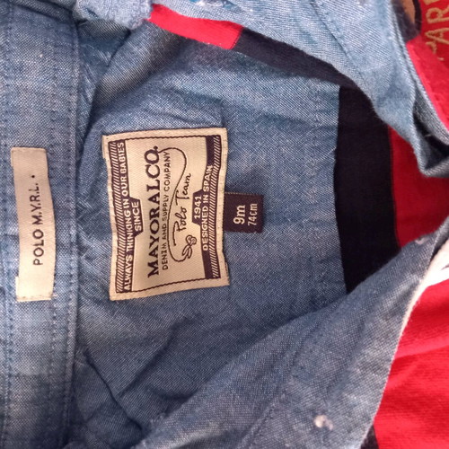 Baby clothing set for boy 9 m like new