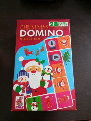 Christmas domino almost unused