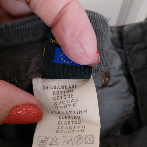 Miss Denim mini corduroy skirt brown like new