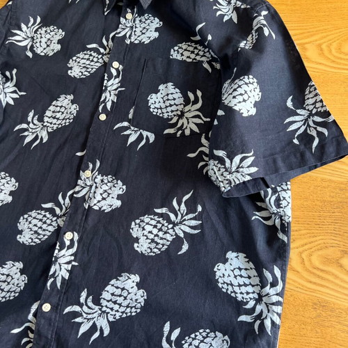 H&M men's linen shirt with pineapple print XXL