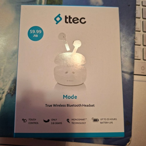 Ttec Mode True Wireless Bluetooth Headset new