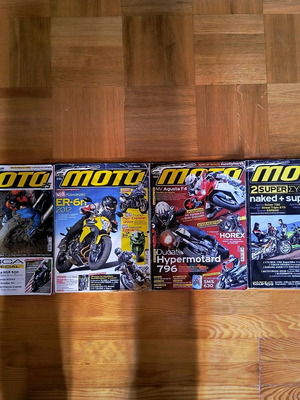 4 Moto Magazines No 488 493 464 & 405 used