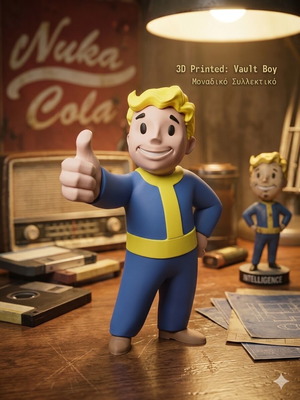 3D Fallout figure made to order, 26cm height