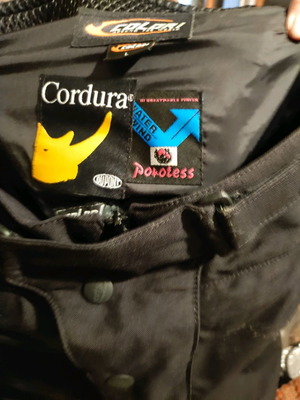 Παντελόνι ανδρικό μηχανής Colori Cordura με προστατευτικά, καινούργιο, μέγεθος large