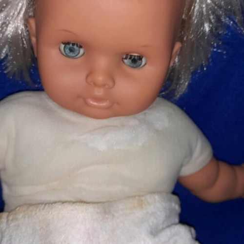 Badea doll used, 50 cm, Italian vintage without clothes