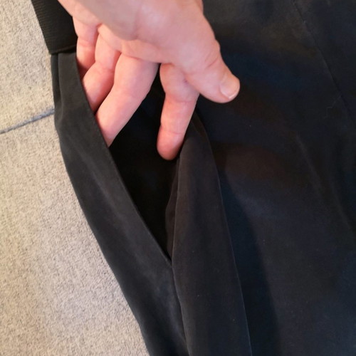 Silk dress Estel Collection used, black, size 2