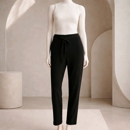 Mango black trousers size M like new, loose fit