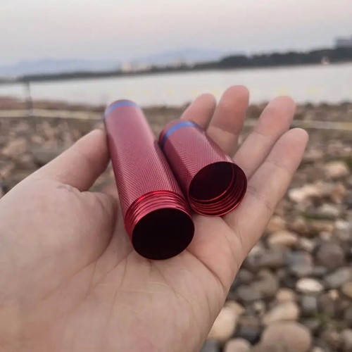 Luxury Red Aluminum Cigar Case new