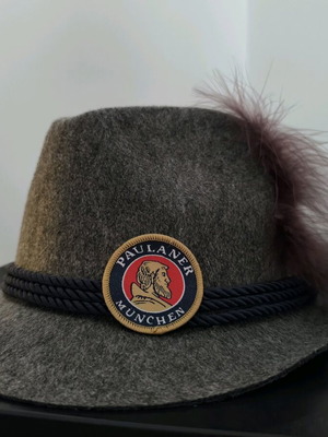 Καπέλο Paulaner vintage καινούργιο, γκρι, μέγεθος L/XL