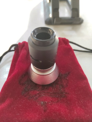 Goon V1.5 RDA 528 Custom Vape used, black steel