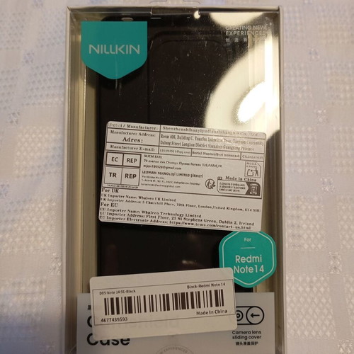 Nillkin Camshield Pro Case for Redmi Note 14 new with sliding camera cover