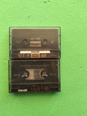 Maxell MX-S 60 cassette tapes