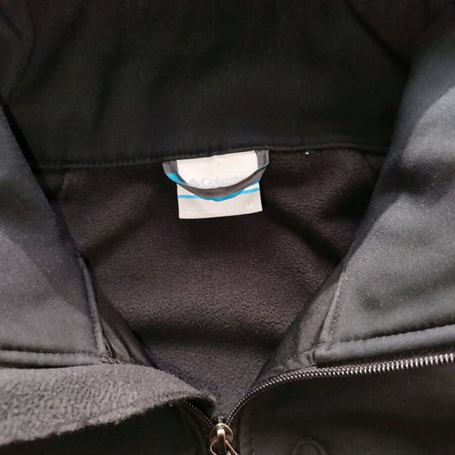 Columbia softshell jacket like new, black, sizes S and M