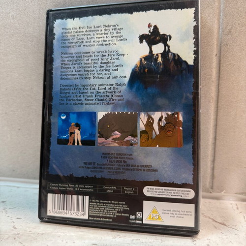 Fire and Ice DVD used, English without subtitles