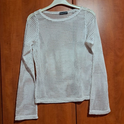 Batic summer blouse like new, white, size S