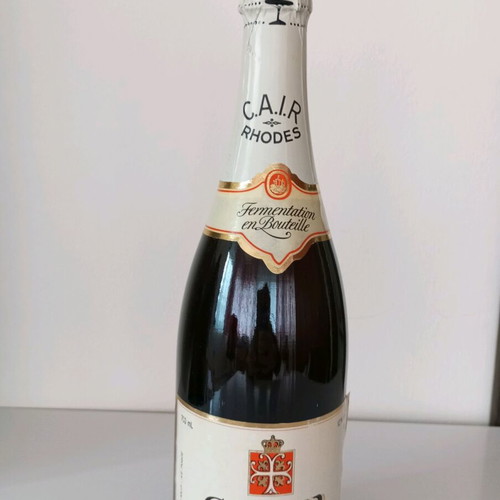 Vintage Collectible Bottle CAIR Rhodes Brut (Late 1980s) - Untouched