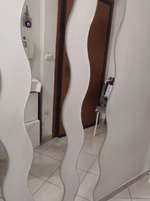 Καθρέπτες IKEA σαν καινούργιοι, σετ 2, ύψος 160εκ, πλάτος 20εκ
