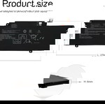 C31N1914 Μπαταρία φορητού υπολογιστή 11.61V 63Wh / Asus ZenBook 14 UX425QA UX435EAL UX425UG UX435EG