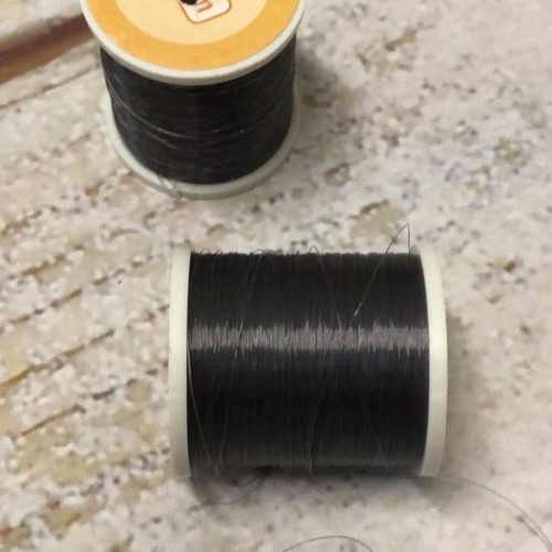 Black fishing line threads for beads, pack of 2, 100 meters each
