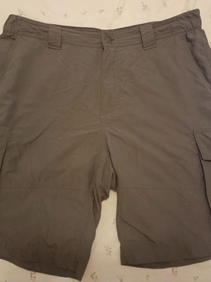 Columbia Omni-Wick Silver Ridge Utility cargo shorts gray size 34 like new