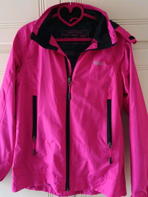 Spring jacket used with hood, pink
