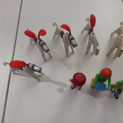 Playmobil 3742 Circus Romani Horses with Ringmaster Trainer used 1988