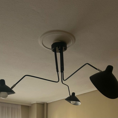 LUMA ceiling light like new, multi-light fixture