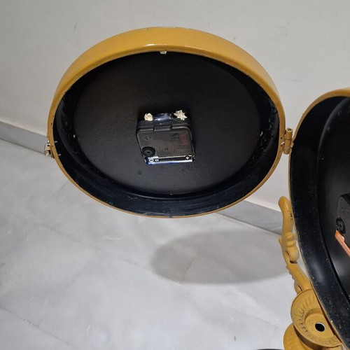 Double-Sided Station Table Clock like new, vintage style, 60 cm height
