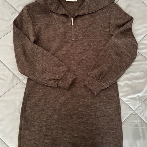 Mango dress XS new, dark gray, loose fit