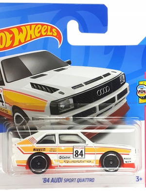 Hot Wheels 84 Audi Sport Quattro λευκό καινούργιο