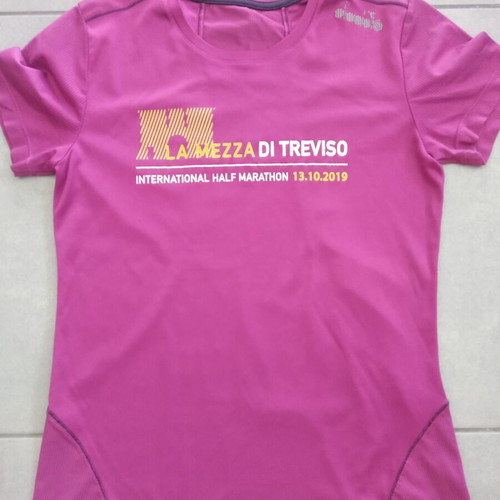 Diadora Athletic T-Shirt like new, pink and purple, XS