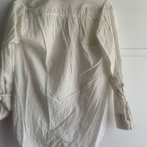 Zara shirt blouse with grey star print like new, size M
