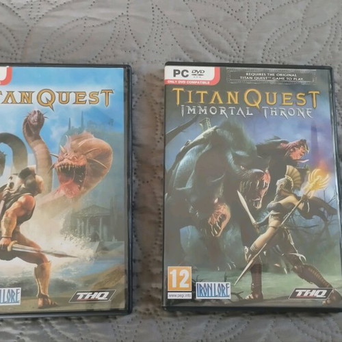 Titan Quest and Titan Quest Immortal Throne PC used games