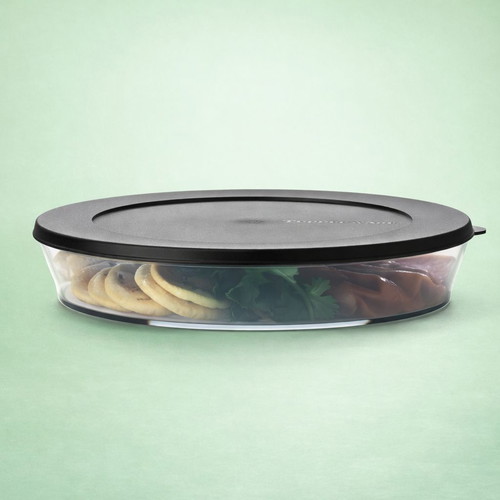 Tupperware Elegant Crystal crystal platter 2l new