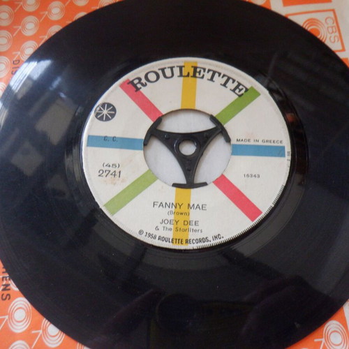 Joey Dee & the Starliters Ya Ya vinyl 45 rpm used, rare Greek pressing