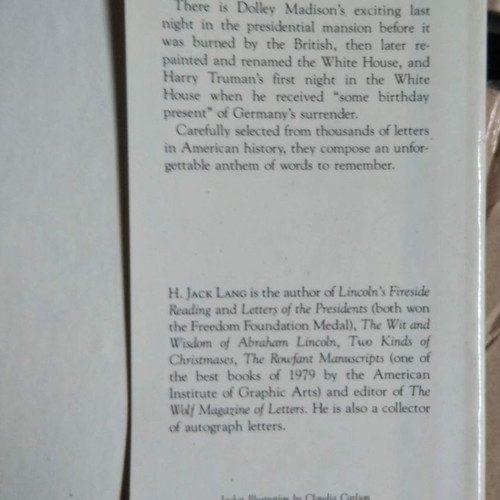 Letters in American History used book