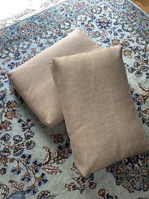 Ikea sofa pillows used, washable