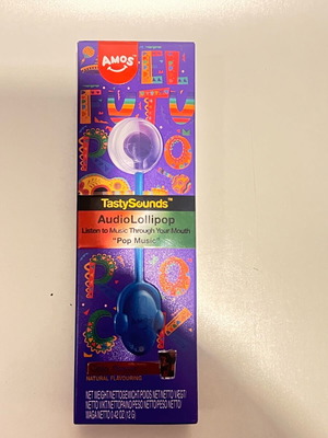 Amos TastySounds Audio Lollipop with Cola Flavor and Music