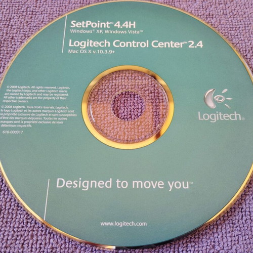 Logitech SetPoint & Control Center software vintage, like new