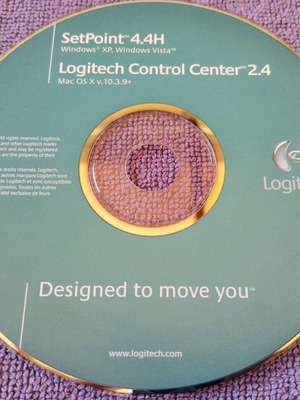 Logitech SetPoint & Control Center software vintage, like new