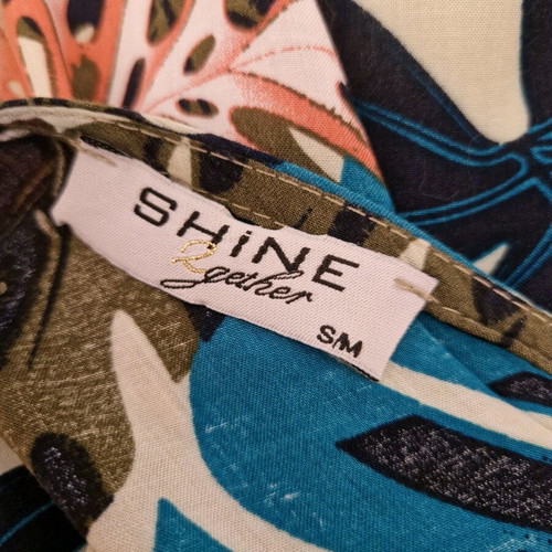 Maxi dress Shine2gether new, size S-M, multicolor with green