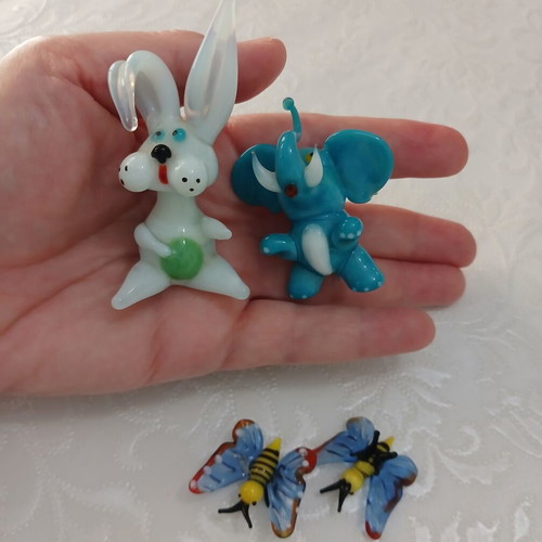 Murano vintage collectible miniature figurines