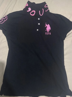 Us Polo Assn Tshirt Ralph Lauren μέγεθος M μαύρο και ροζ σαν καινούργιο