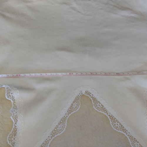 Blouse with straps and lace white medium large Pull & Bear new